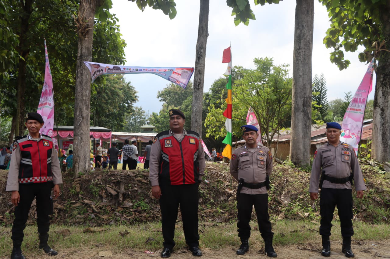 Polsek Kotarih Polres Sergai Melakukan Pengamanan Kampanye Pengajian Majelis Taklim